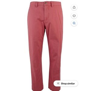 Polo Ralph Lauren classic-fit cotton chino Men's pants Nantucket Red 33x32 EUC